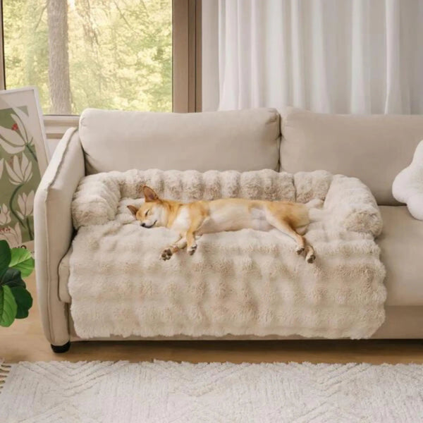 Pillow Plush - Protecteur de canapé pour chien en peluche avec traversin - Pillow Pilou